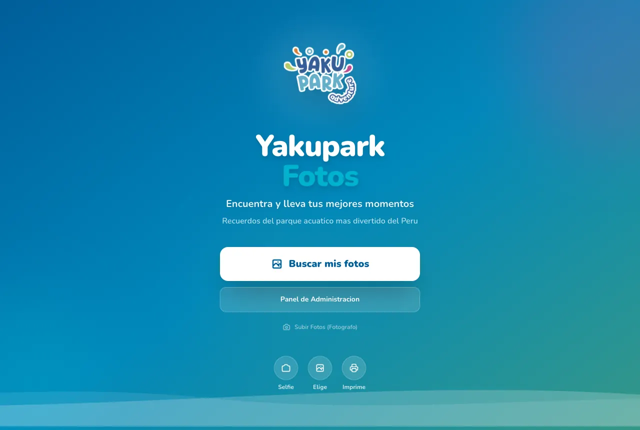 Página web de Yaku Park · Fotos — proyecto real de creatupaginaweb.mx